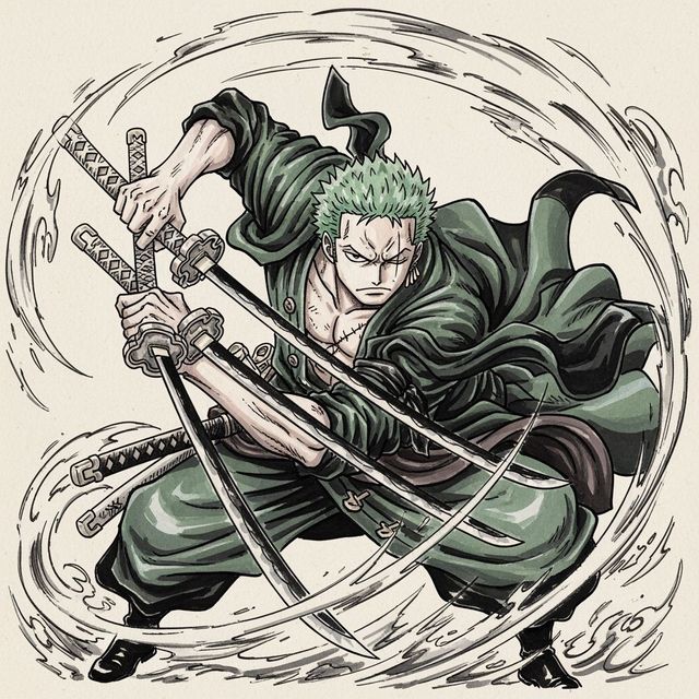 Create a Zoro Drawing with AI gallery