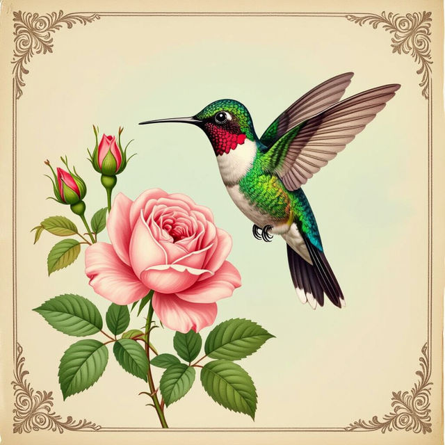 Vintage Bird Wallpaper gallery