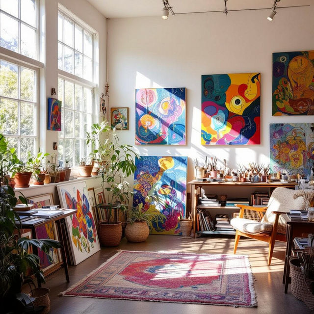 Berkeley Art Studio AI Art gallery