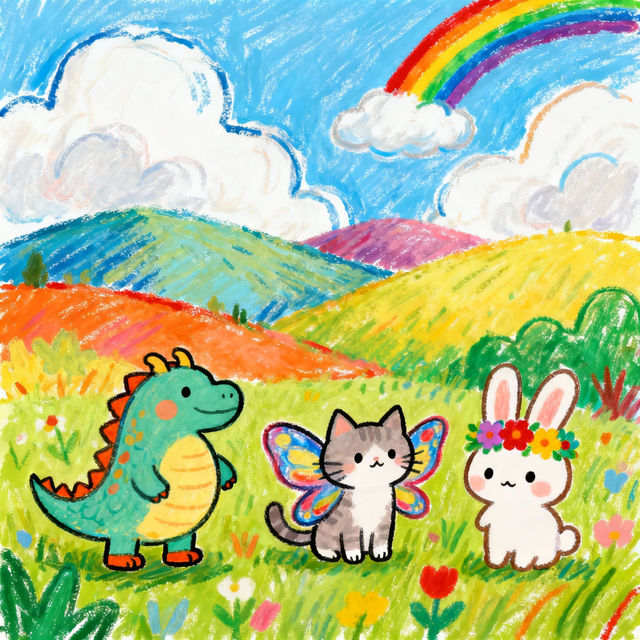 Child Drawings - AI Generated Art gallery