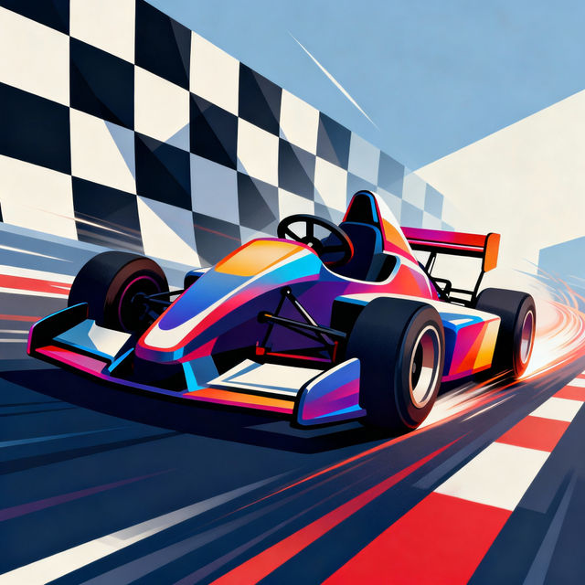 Go Kart Drawing - Made With AI gallery