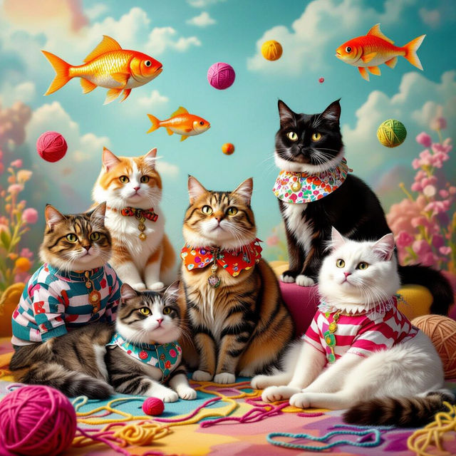 Crazy Cat Pictures - Made With AI gallery