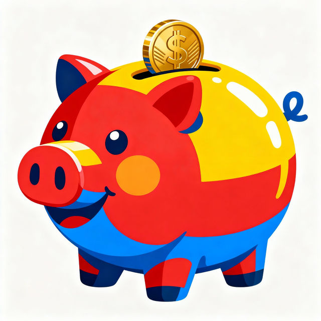 Piggy Bank Clip Art - Made With AI gallery