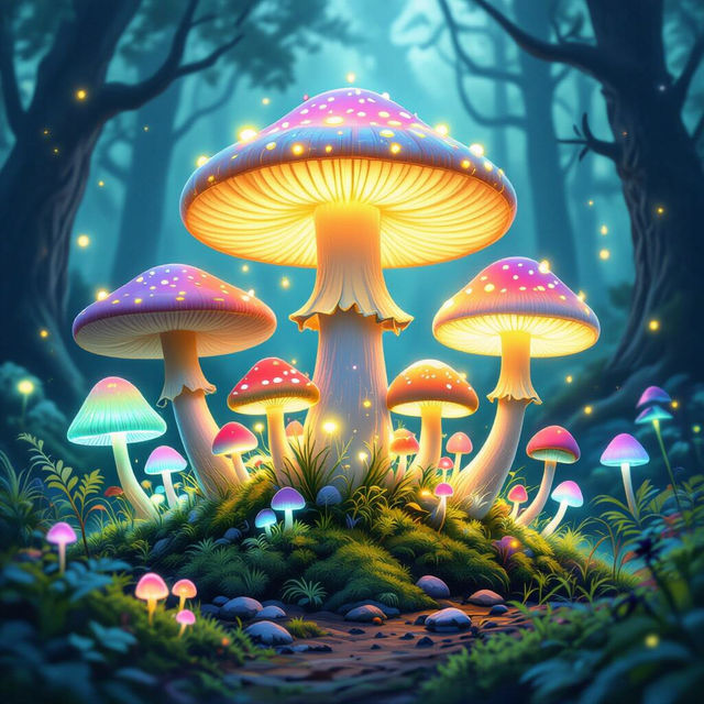 Mushroom Drawing Ideas gallery