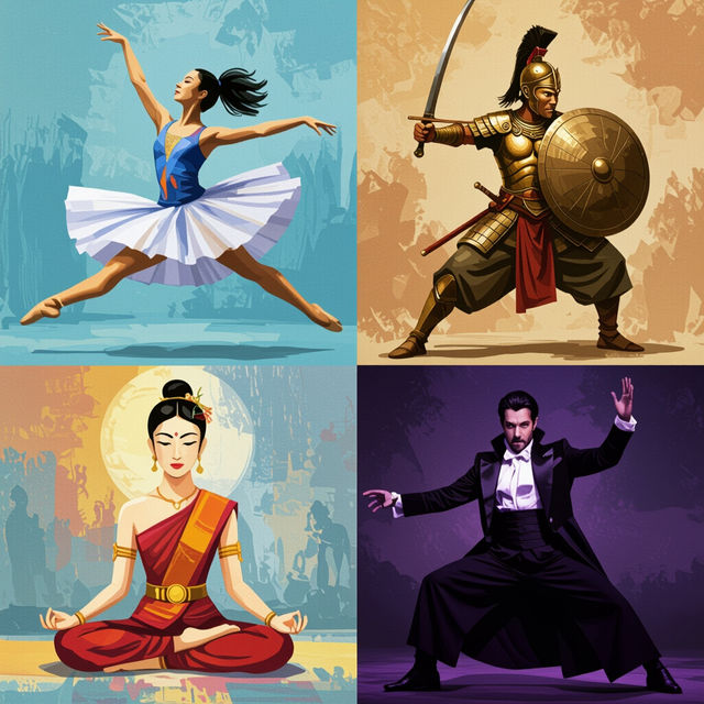 Pose Ideas Art - AI Generated gallery