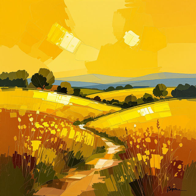 Yellow Aesthetic Pictures - Created With AI gallery