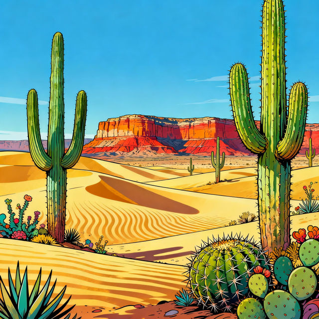 Desert Biome Drawings gallery