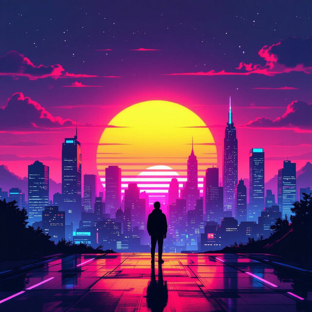 Synthwave Wallpapers - Vibrant AI Art gallery
