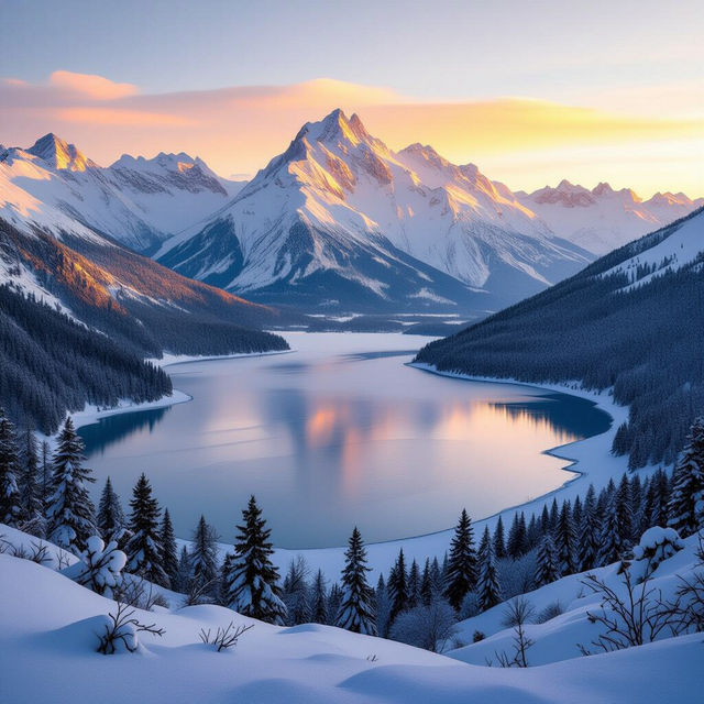 Snowy Images - Generated by AI gallery