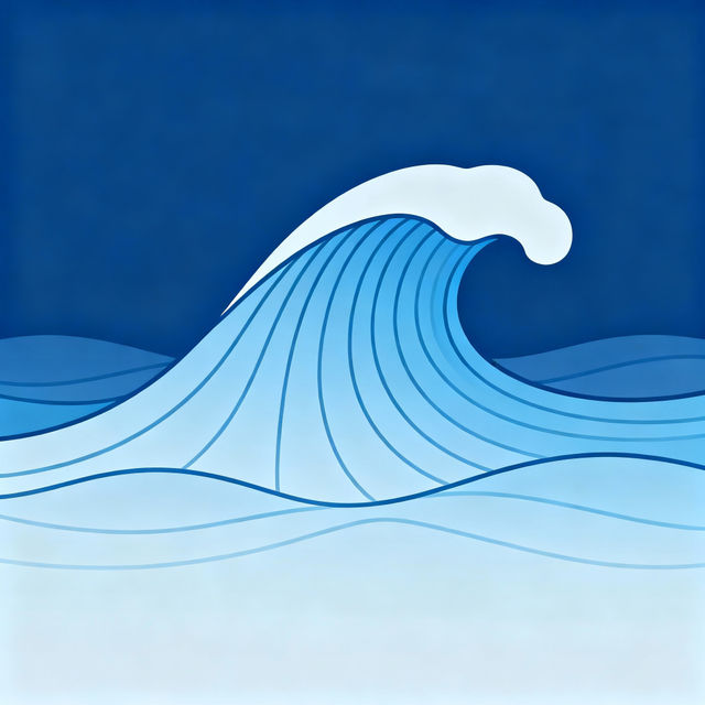 Simple Wave Drawing Easy gallery