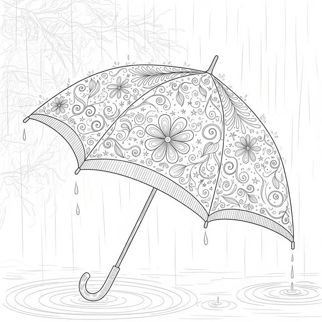AI Umbrella Drawing Art Gallery gallery
