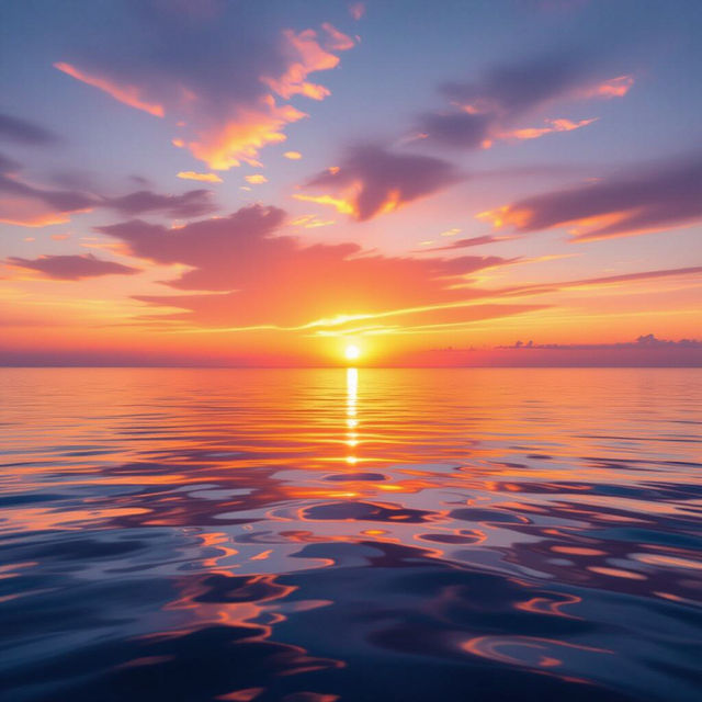 Picture Of Sunrise - Generated By AI gallery