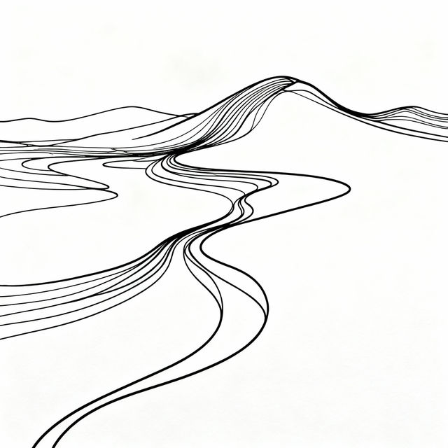 Simple Outline Drawing - Made With AI gallery