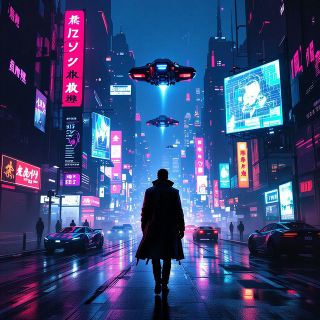 Create Stunning Cyberpunk Art with AI gallery