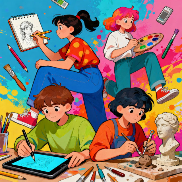 Drawing Activities - Made With AI gallery