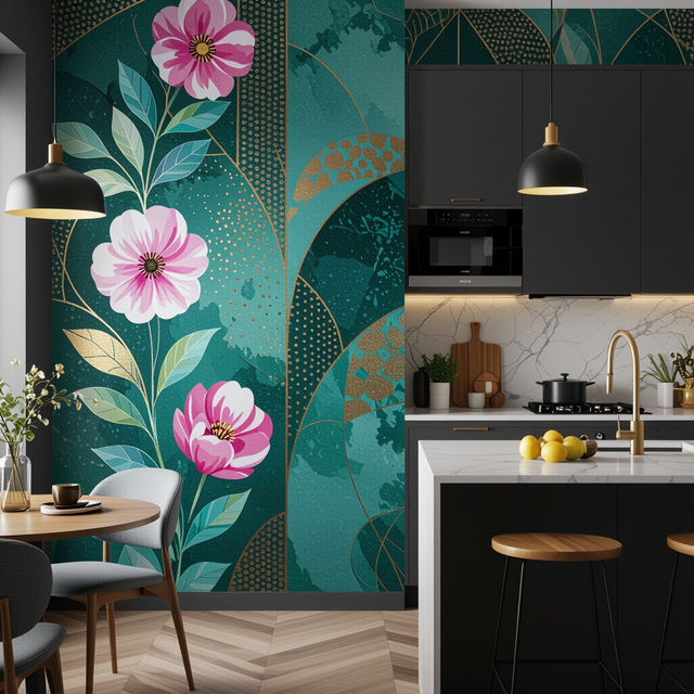 Wallpaper For Kitchen Walls gallery
