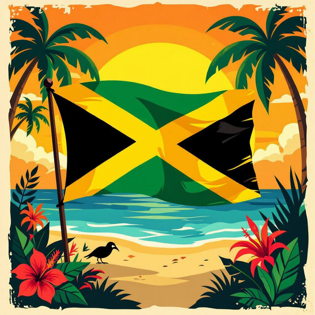Jamaica Flag Images - Made With AI gallery