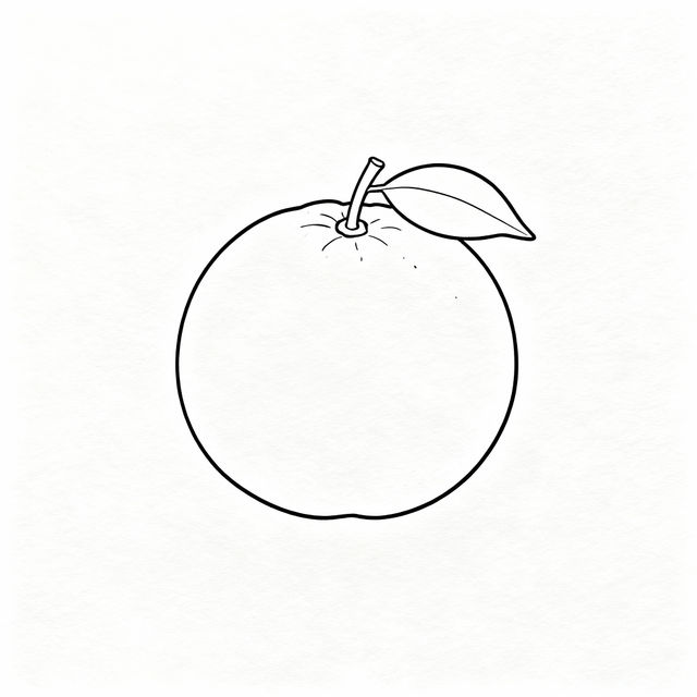 Easy Orange Drawings gallery