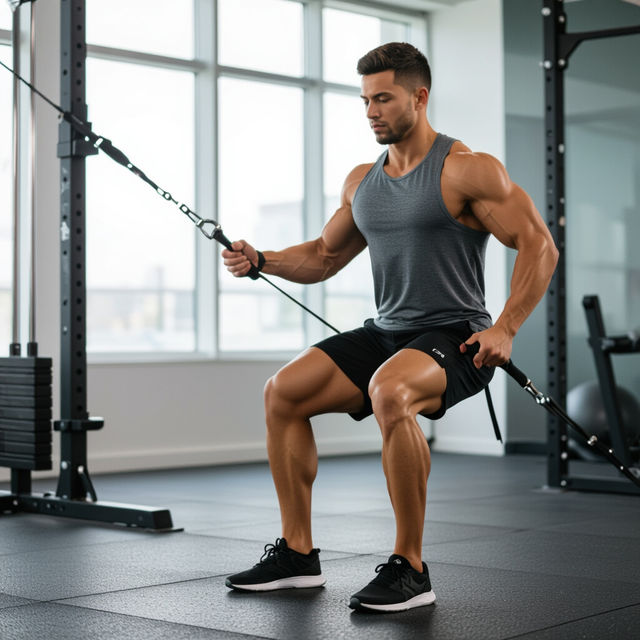 Cable Kickbacks Exercise Images gallery