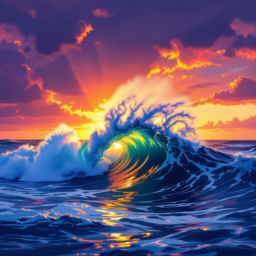 Ocean Wave Art Create Stunning Ocean Art With Ai 