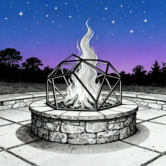 Fire Pit Drawings - Created with AI gallery