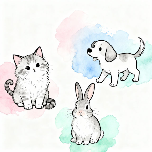 Cute Animal Drawings Made Easy gallery