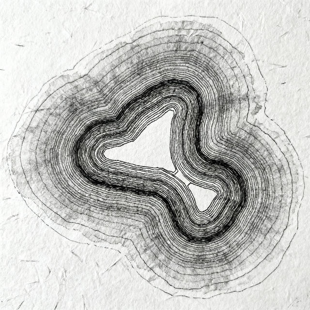 Topography Drawing - AI Generated Art gallery