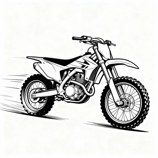 Easy Dirt Bike Drawings gallery