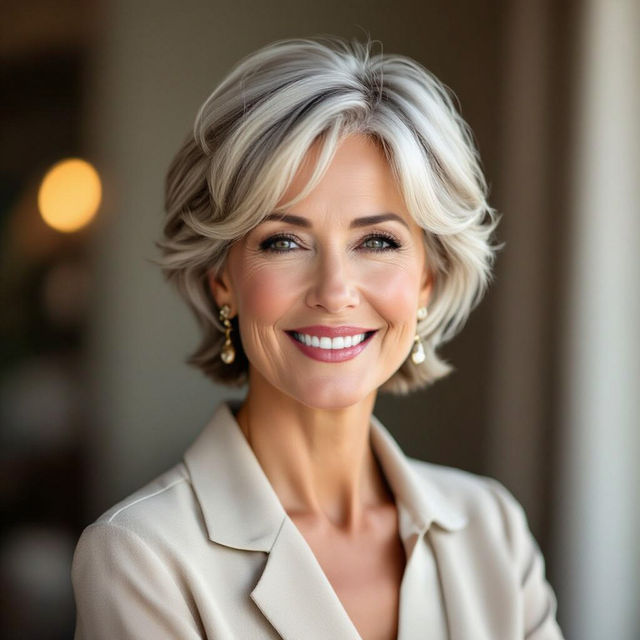 Pictures Of Short Haircuts For Over 60 gallery