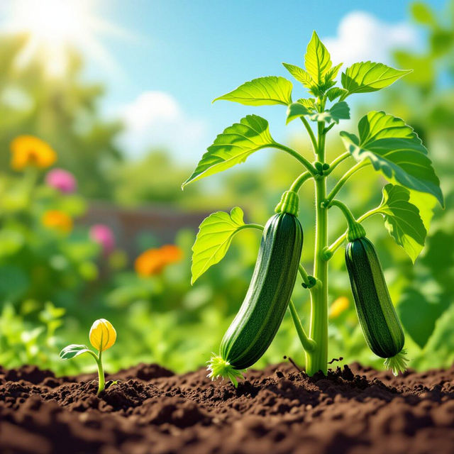 Stages of Zucchini Plant Growth Pictures gallery