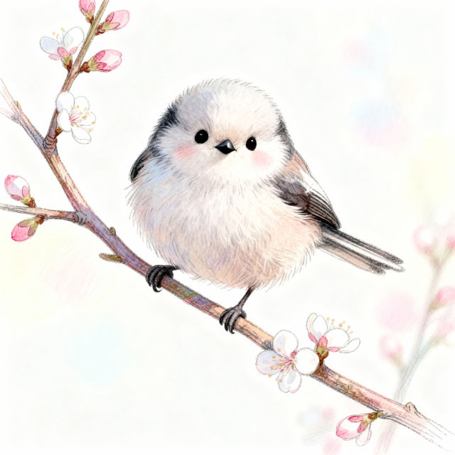Chickadee Drawings - AI Generated gallery