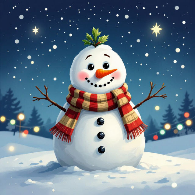 Picture Of Snowman gallery