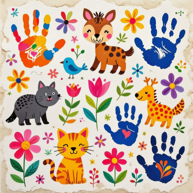 Handprint Art Ideas gallery