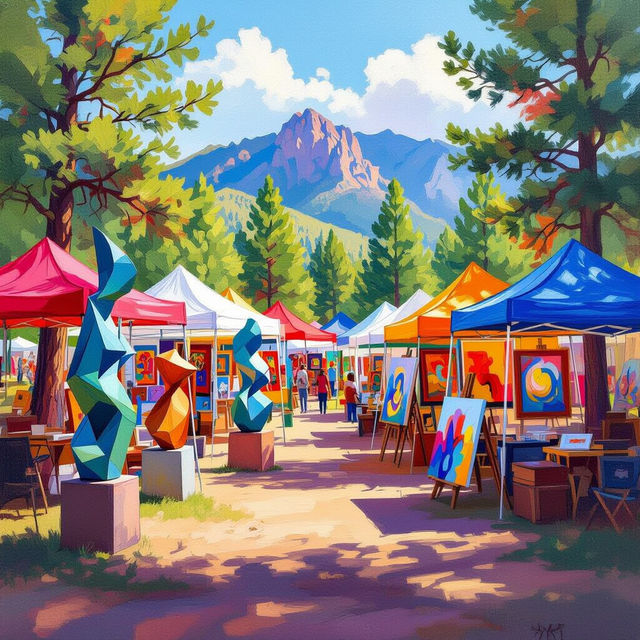Art In The Park Flagstaff gallery