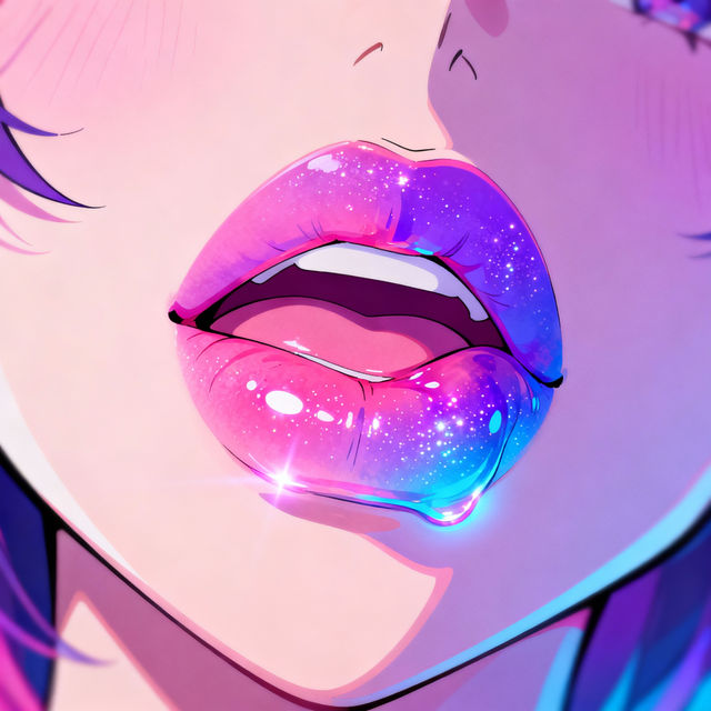 Anime Lips Drawing gallery