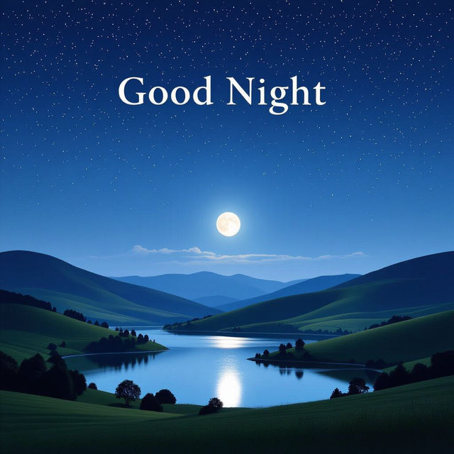 Peaceful Good Night Images - Made With AI gallery