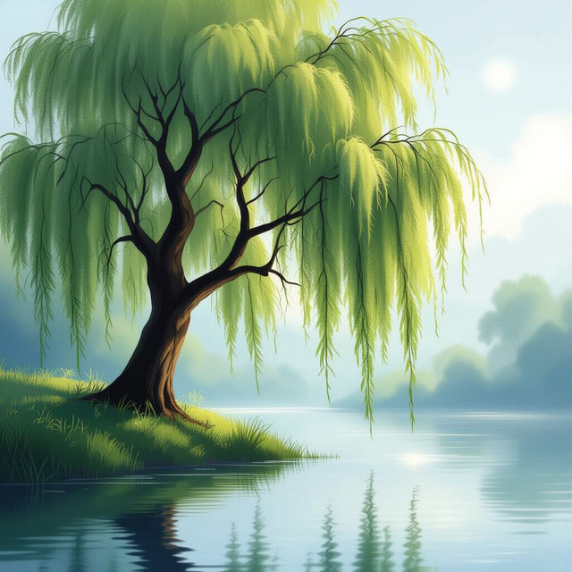 Willow Tree Art - AI Generated gallery