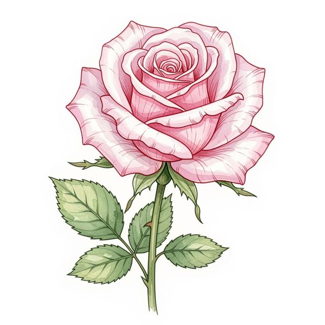 Beautiful Rose Clip Art Created With AI gallery