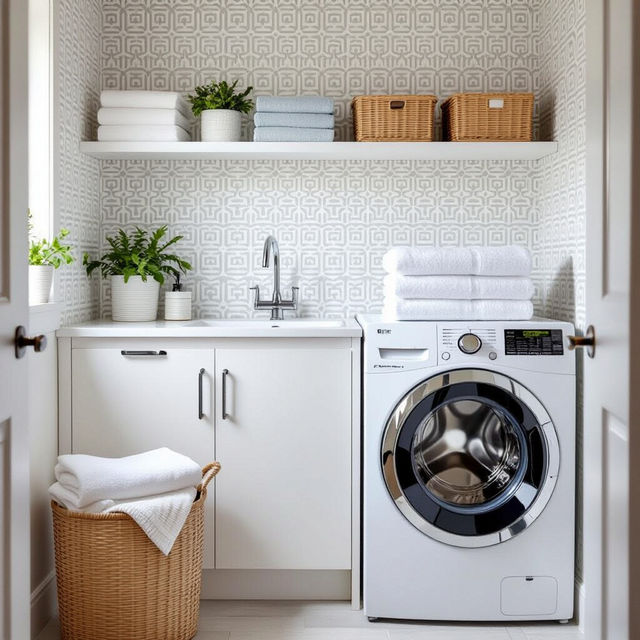 Peel And Stick Wallpaper For Laundry Room gallery