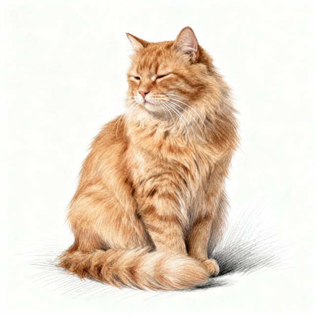 Easy Realistic Cat Drawings gallery