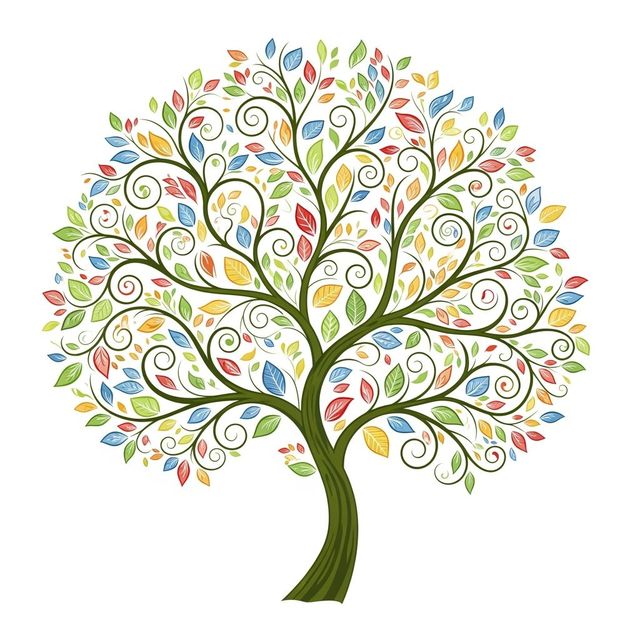 AI-Generated Tree Clip Art gallery