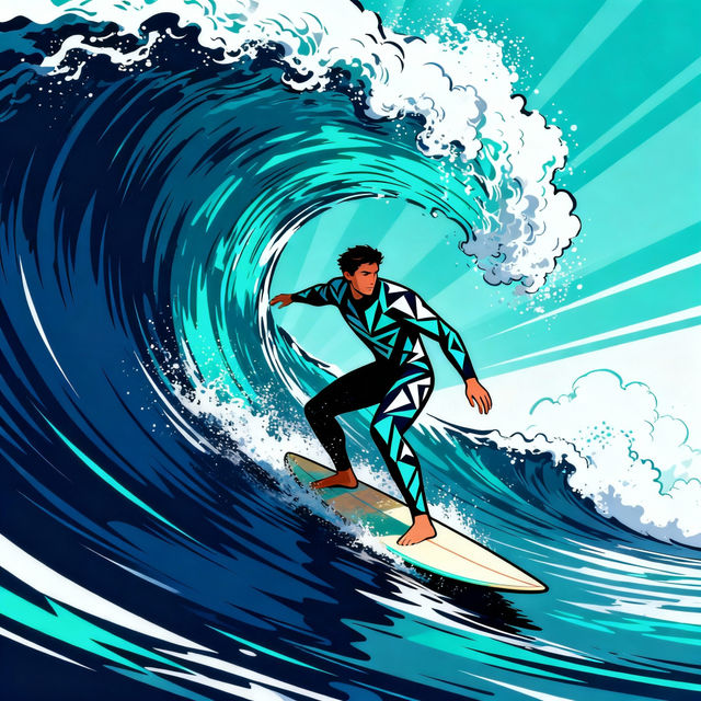 Surfer Drawing gallery