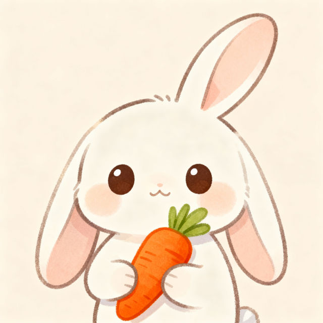 Cute Easy Bunny Drawings gallery