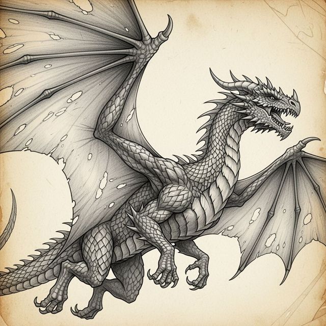 Browse Dragon Sketch Art gallery