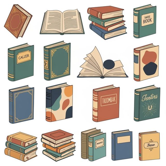 Generate Stunning Book Clip Art With AI gallery