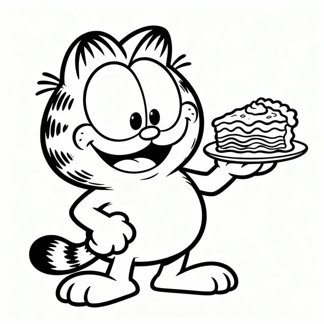 Easy Garfield Drawings gallery