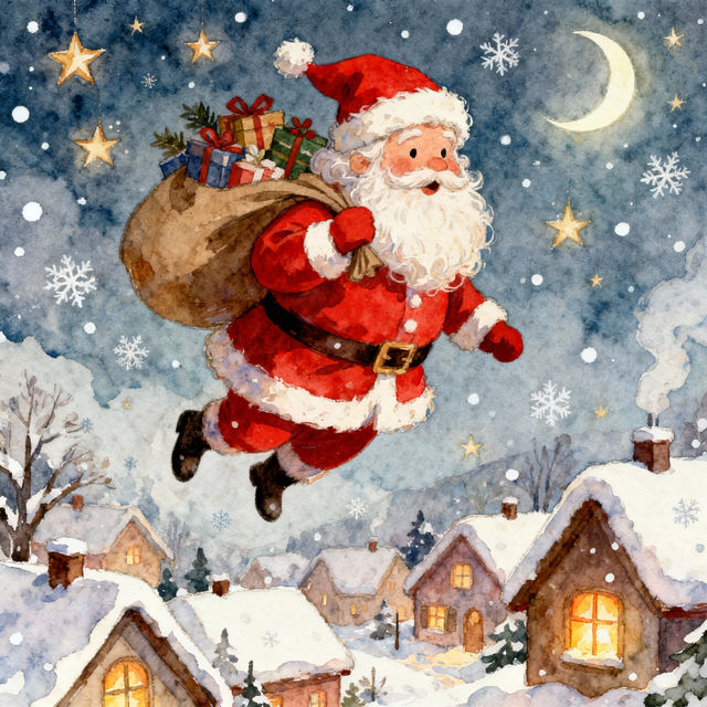 Santa Christmas Drawings gallery
