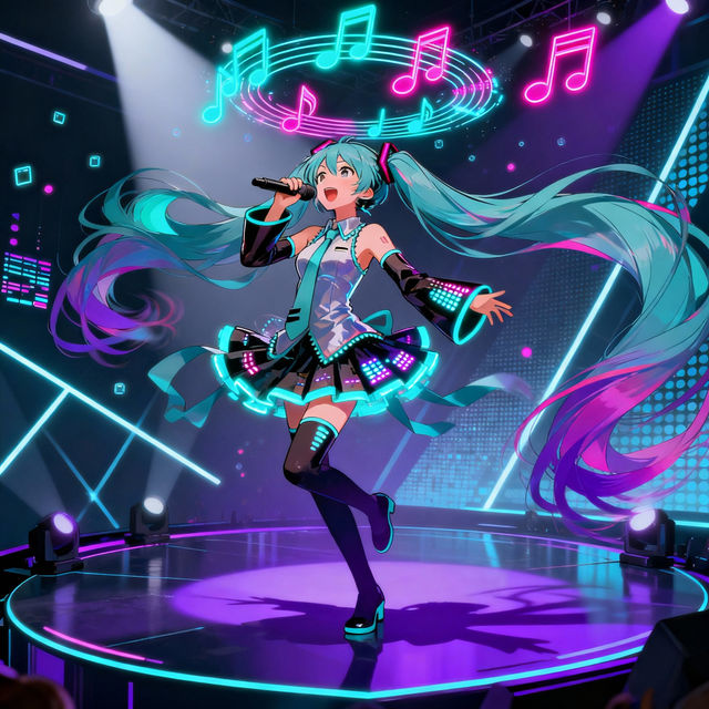 Miku Drawings - AI Generated Art gallery