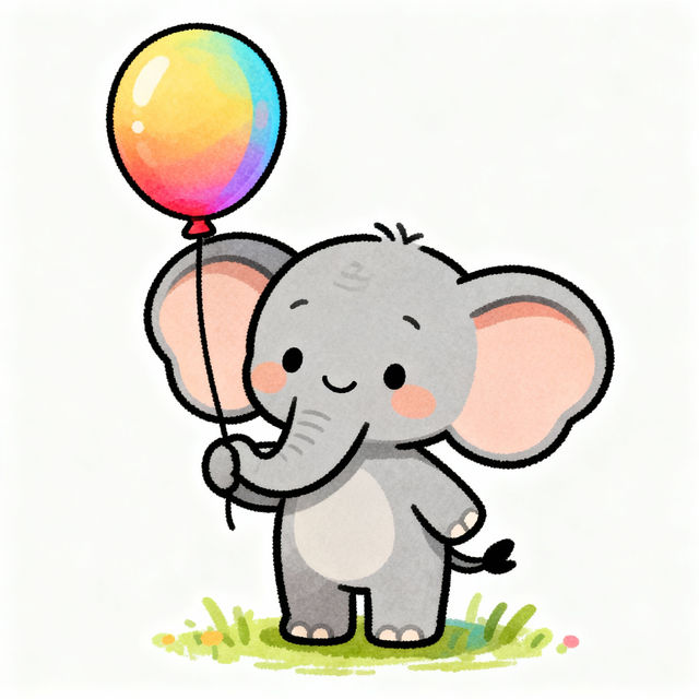 Cartoon Elephant Drawings - Made With AI gallery