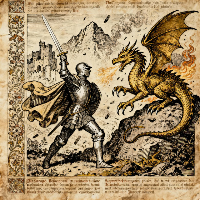 Medieval Drawings - AI Generated Art gallery